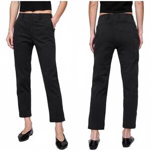 Gap Mid Rise Downtown Khakis NWT Black Size 8